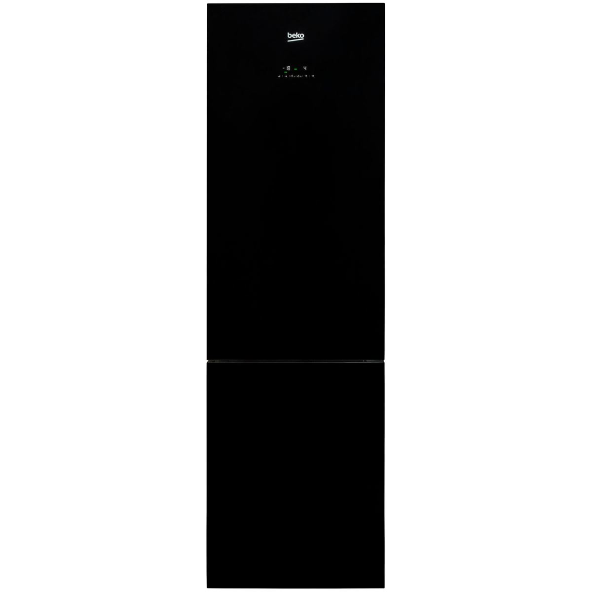 Combina frigorifica Beko RCNA400E20ZGB, Neo Frost, 347l, H 201 cm, Sticla neagra