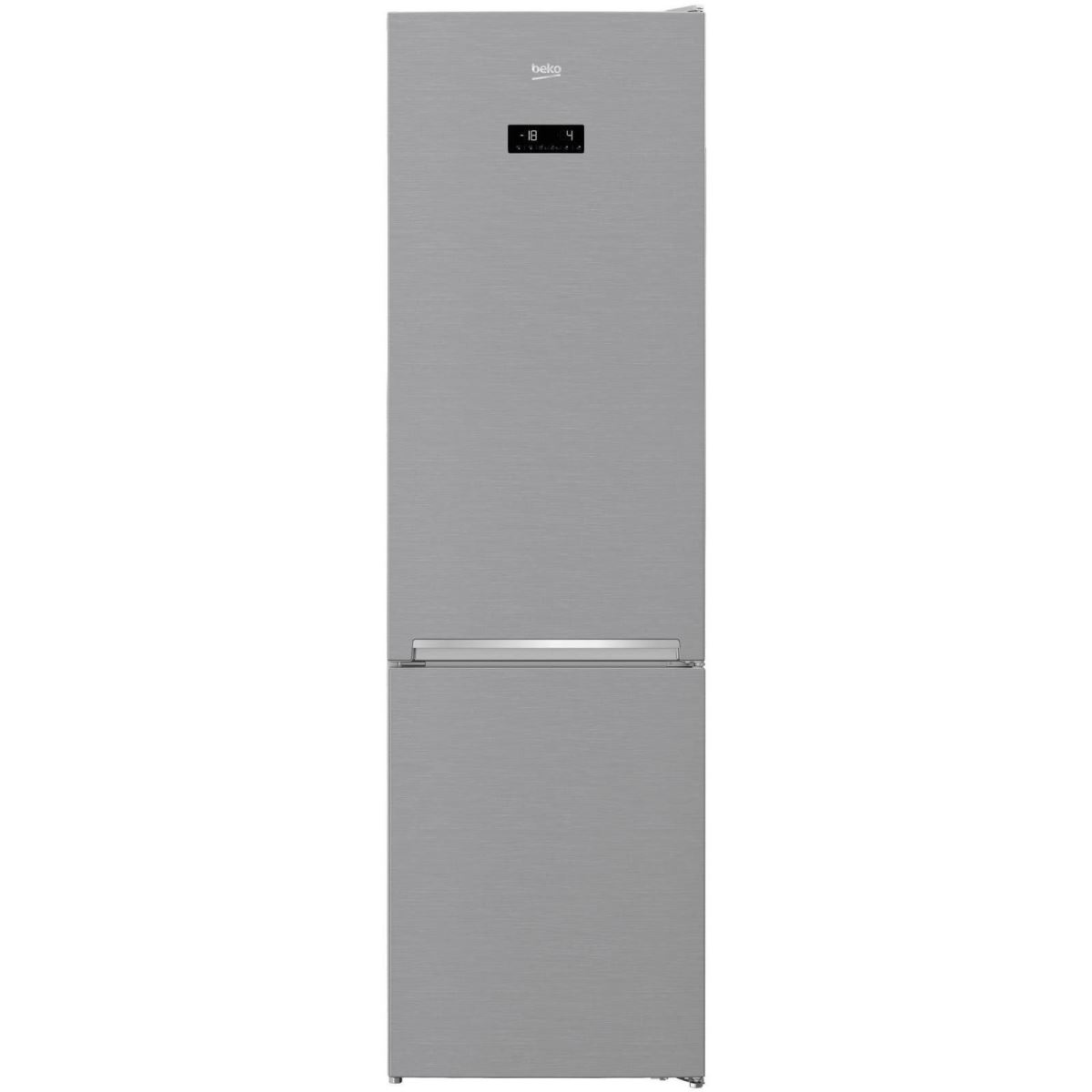 Combina frigorifica BEKO RCNA406E30ZXB, Neo Frost, 362 l, H 203 cm, Argintiu