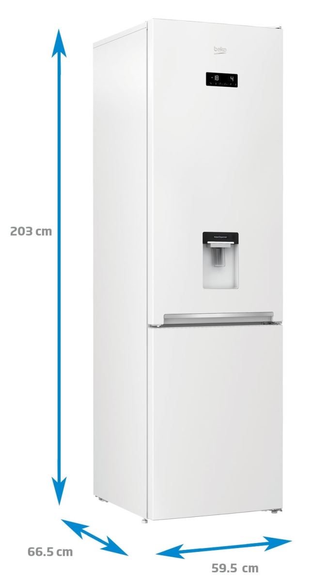 Combina frigorifica Beko RCNA406E40DZWN clasa E