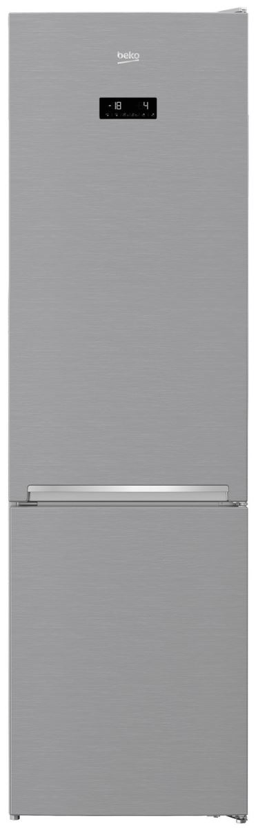 Combina frigorifica Beko RCNA406E40ZXBN, NeoFrost Dual Cooling, 362 L, Compartiment 0°C, H 202.5 cm, Metal Look