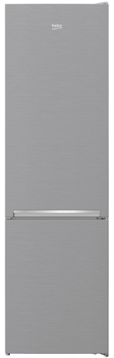 Combina frigorifica Beko RCNA406I40XBN, NeoFrost Dual Cooling, 362 L, Compartiment 0°C, H 202.5 cm, Metal Look