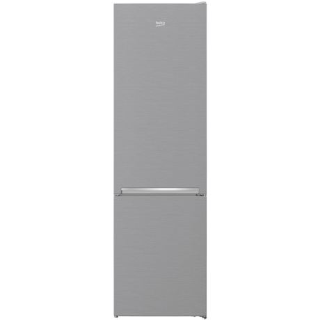 Combina frigorifica Beko RCNA406I40XBN, NeoFrost Dual Cooling, 362 L, Compartiment 0°C, H 202.5 cm, Metal Look