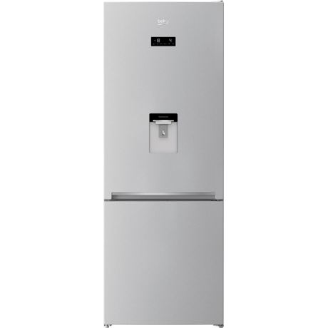 Combina frigorifica Beko RCNE560E40DZMN, NeoFrost, 497 L, Compartiment 0°C, Display touch control, Dozator apa, Raft sticle, Racire/Congelare rapida, H 192 cm, Marble