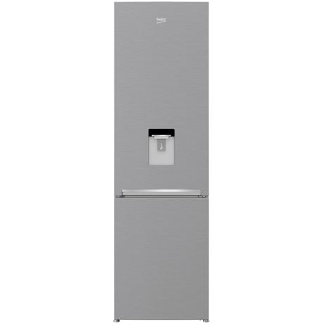 Combina frigorifica Beko RCSA406K40DXBN, Static, 386 L, Dozator apa, H 202.5 cm, Metal Look