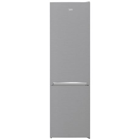 Combina frigorifica Beko RCSA406K40XBN, Static, 386 L, Iluminare LED, H 202.5 cm, Metal Look
