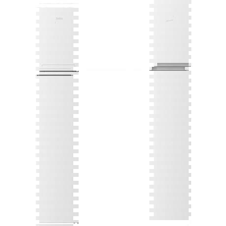 Frigider cu doua usi Beko RDSE465K20W, 437 l, Ventilator, LED, H 185 cm, Alb