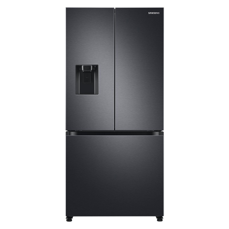 Side by Side Samsung RF50A5202B1, 495L, No Frost, Twin Cooling Plus, Dispenser Apa, Auto Ice Maker, Digital Inverter, Clasa F, H 177.6 cm, Dark Inox