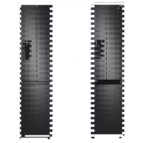 Side by Side Samsung RF50A5202B1, 495L, No Frost, Twin Cooling Plus, Dispenser Apa, Auto Ice Maker, Digital Inverter, Clasa F, H 177.6 cm, Dark Inox
