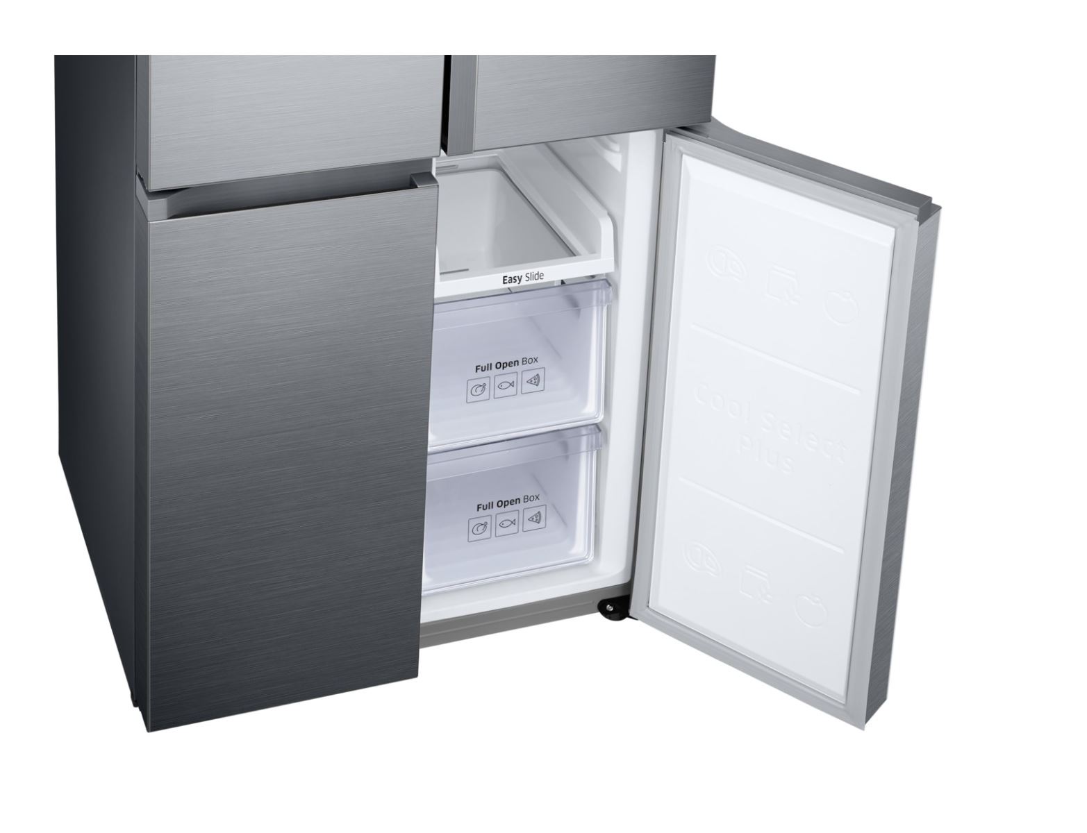 Side by side Samsung RF50K5920S8 clasa F