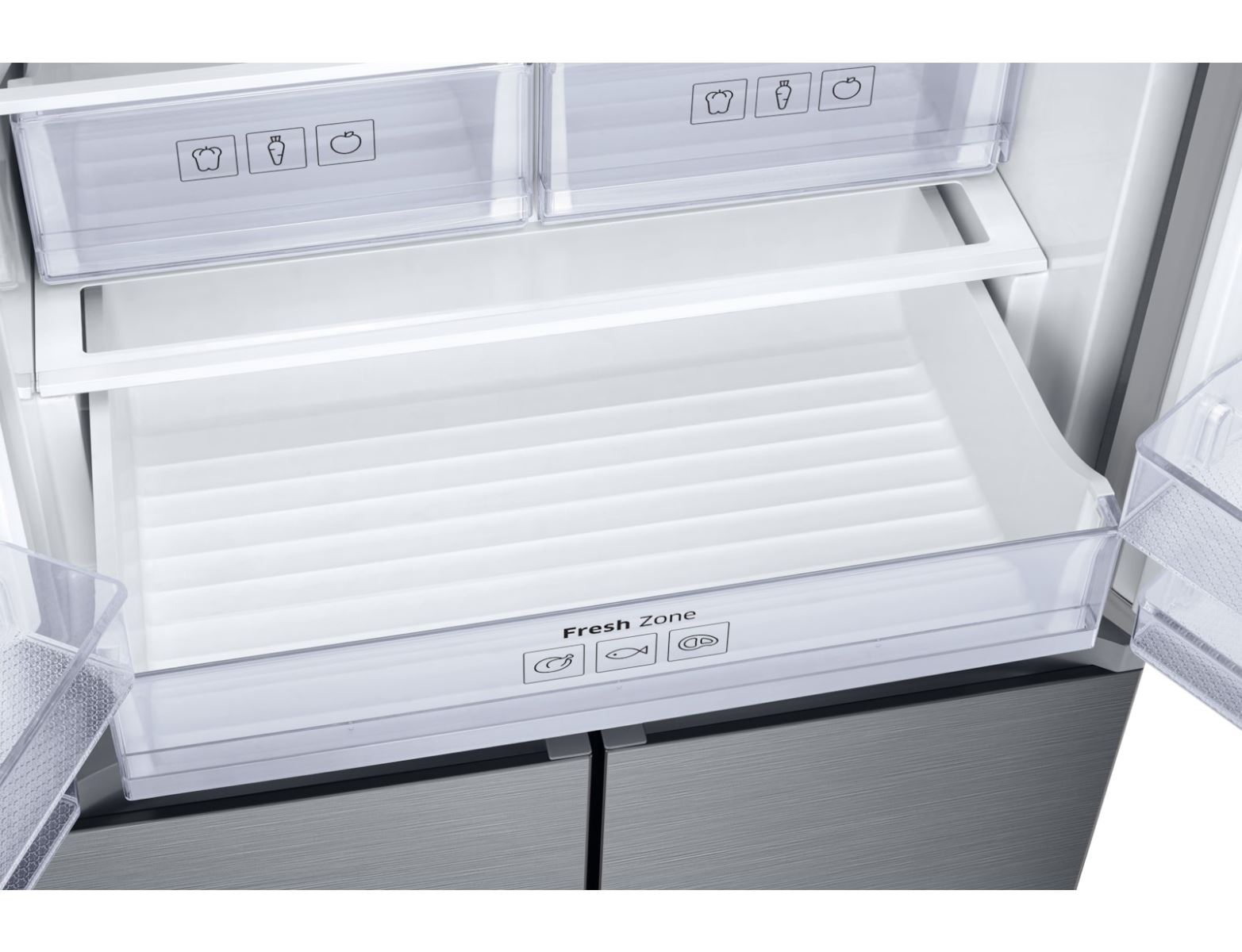 Side by side Samsung RF50K5920S8 clasa F