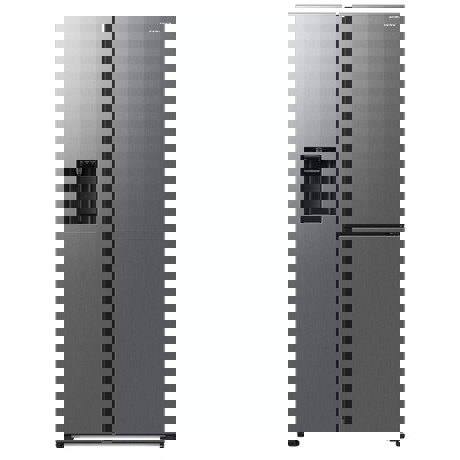 Side by Side Samsung RH68B8541S9, 627L, No Frost, Twin Cooling Plus, Food ShowCase, Smart Conversion, Dozator apa si gheata (fara racordare la apa), Clasa E, H 178 cm, Inox