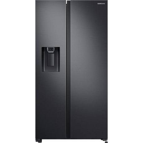 Frigider side by side Samsung RS64R5302B4, 617 L, No Frost, Racire/congelare rapida, Alarma, Display intern, Dozator gheata si apa, H178 cm, Matt Black