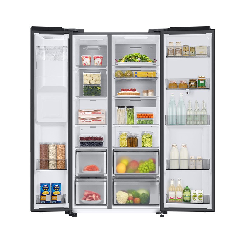 Side by Side Samsung Display Family Hub™ RS6HA8891B1/EF