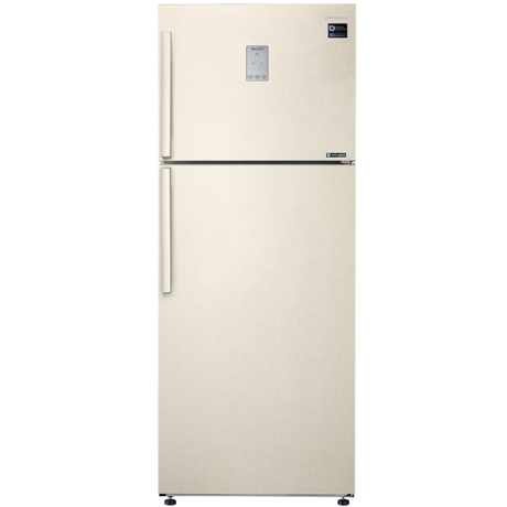 Frigider cu 2 usi Samsung RT43K6330EF, 440 L, H 178.5 cm, No Frost, Twin Cooling Plus, Display extern, Vanilla Beige