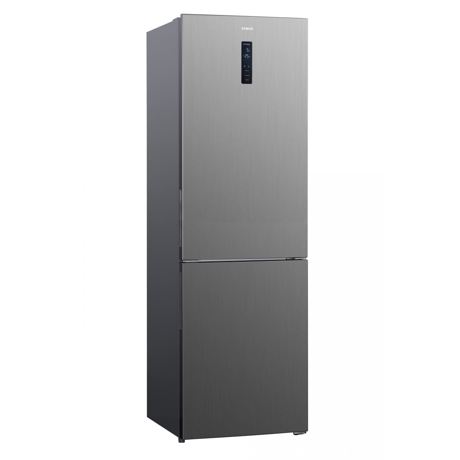 Combina frigorica Samus SCX482NF, Full No Frost, 347 L, Display LCD, Usa reversibila, H 195 cm, Inox/silver