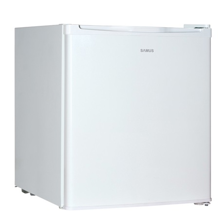 Frigider (minibar) cu 1 usa Samus SW062, Static, 41 L, Raft sticla, Termostat reglabil, Usa reversibila, H 51 cm, Alb