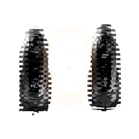 Aspirator cu sac Samsung Pet Care VC07M25M9WD, 750 W, 2.5 L, Control putere, Perie in 2 pasi, Mini-accesoriu Pet Care, Truffle Metal