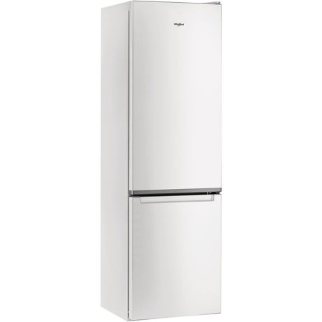 Combina frigorifica Whirlpool W5 911E W, Less Frost, 372 L, Control electronic, Usi reversibile, Alb