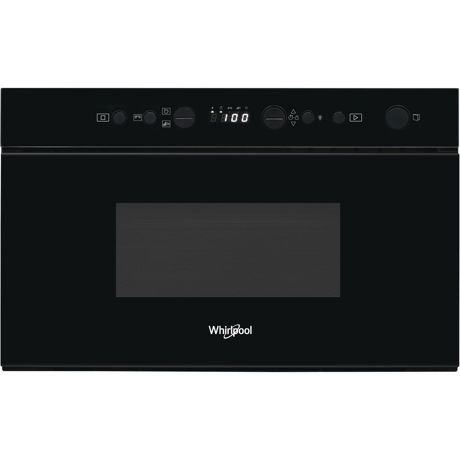 Cuptor cu microunde incorporabil Whirlpool W67 MN840 NB, 22 L, 750 W, Grill, Funcţie Crisp, Negru