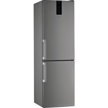 Combina frigorifica Whirlpool W9 821D OX H, 318 L, No Frost, FreshBox 0 °, FreshBox + , 6th Sense, H 188.8 cm, Finisaj inox