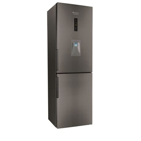 Combina frigorifica Hotpoint XH9 T2I C AQ, No Frost, 368 L, H 201 cm, Silver Black