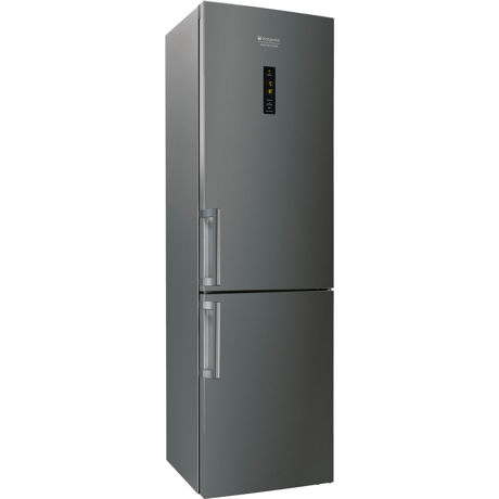 Combina frigorifica Hotpoint XH9 T2Z COJZH, Total No Frost, 369 l, Active Oxygen, H 201 cm, Silver/Black