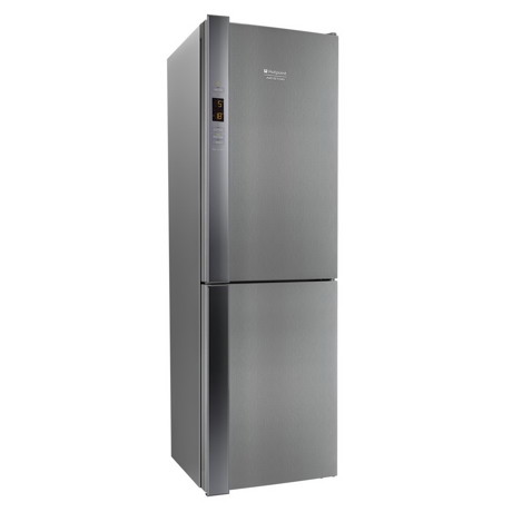 Combina frigorifica Hotpoint XH9 T2Z XOJZV, No Frost, 368 l, H 201, Argintiu