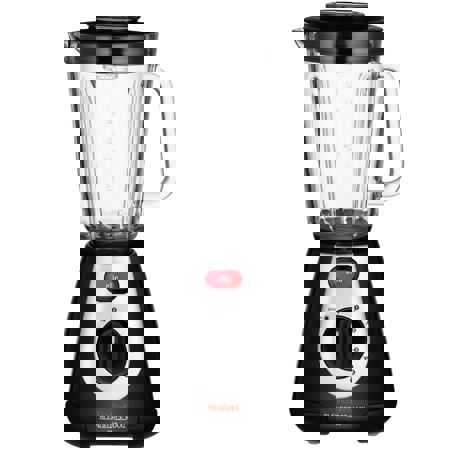Blender Tefal BlendForce Maxi BL233838, 600W, 5 trepte, 1.5 L, Cutit cu 6 lame Tripl'Ax, Negru/Argintiu