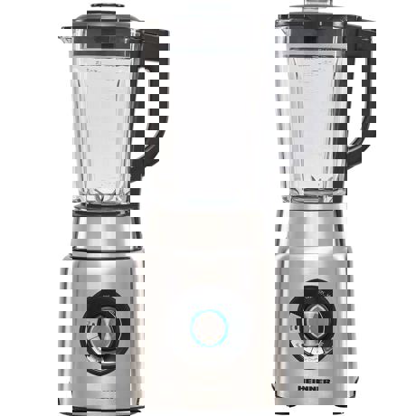 Blender Heinner HBL-1200XMC, 1200 W, 20.000 rpm, Extra safe lock, 6 lame, Functie smoothie, Zdrobire gheata, Inox
