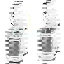 Mixer cu bol Beko Foodster HMM7424W, 425 W, Bol inox 3 L, 4 viteze+Turbo, Alb