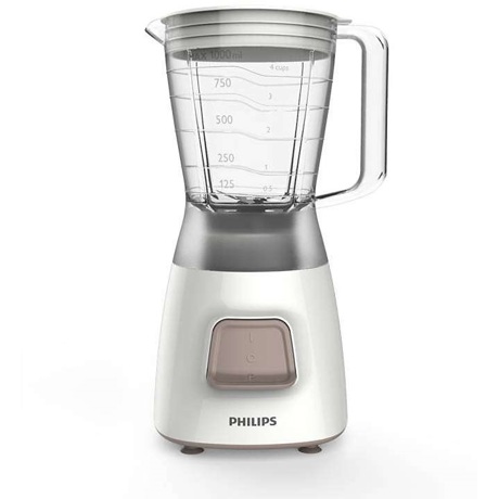 Blender de masa Philips Daily Collection HR2052/00, 350 W, 1.25 L, Alb