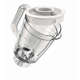 Blender de masa Philips HR2100/00, 400W, 1.25 l, 2 viteze, Alb/Bej