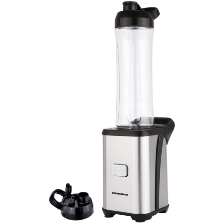 Blender sport Heinner NutriFresh HSB-350SS, 350 W, 2 recipiente Tritan, baza inox