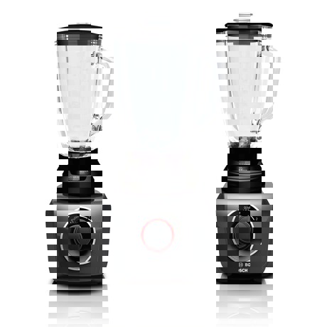 Blender de masa Bosch SilentMixx MMB42G0B, 700 W, 2 viteze, Functie Pulse, Negru