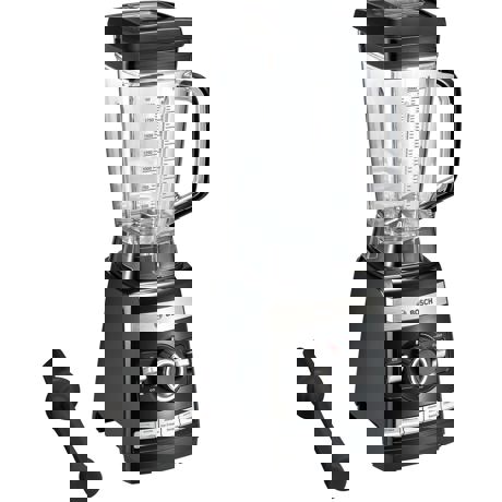 Blender Bosch VitaBoost MMBH6P6B, 1600W, 31500 rpm, 2 l, Pulse, vas Tritan, Negru