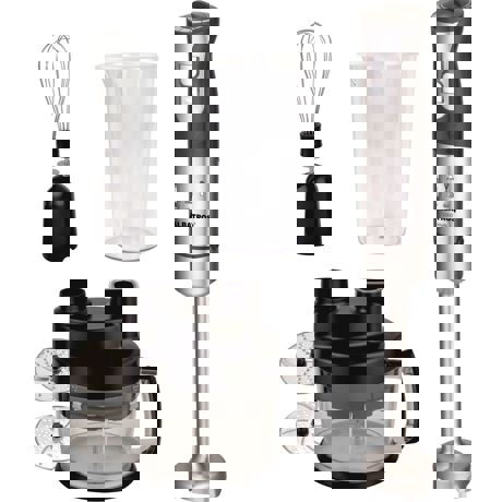 Multiblender Albatros MR1021A, 1000 W, 2 viteze, Vas 2 L, Pahar 0.6 L, Tel, Lame rãzuire/feliere, Negru/Inox
