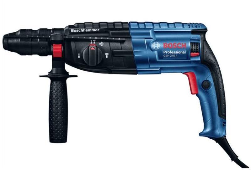 Ciocan rotopercutor Bosch Professional GBH 240 F, 790 W, 2.7 J, 930 rpm, 4200 percutii/min., Albastru, 0611273000