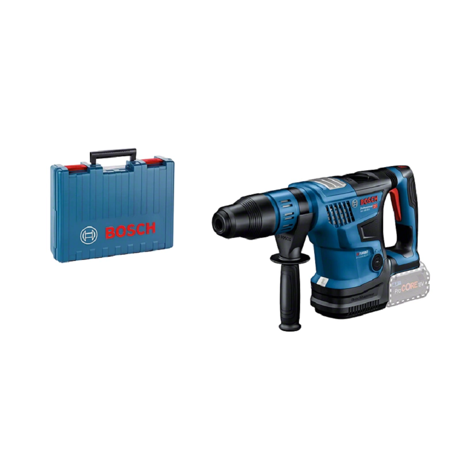 Ciocan rotopercutor Bosch Professional GBH 18V-36 C, 18 V, 7 J, 500 RPM, 2900 percutii/min., Maner auxiliar, Valiza, Fara acumulator si incarcator, 0611915021