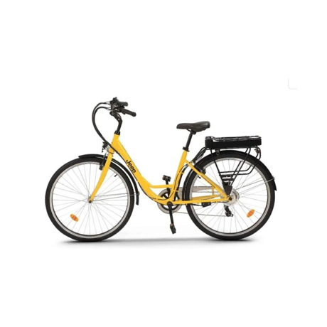 Bicicleta asistata electric Jeep 28", 10.4Ah,motor 250W, 7 viteze, viteza maxima 25Km/h,Galbena