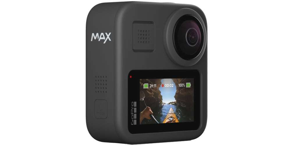 Camera de actiune GoPro MAX 360, 6K, Max TimeWarpPowerPano, 6 microfoane, Waterproof 5m, Wi-Fi