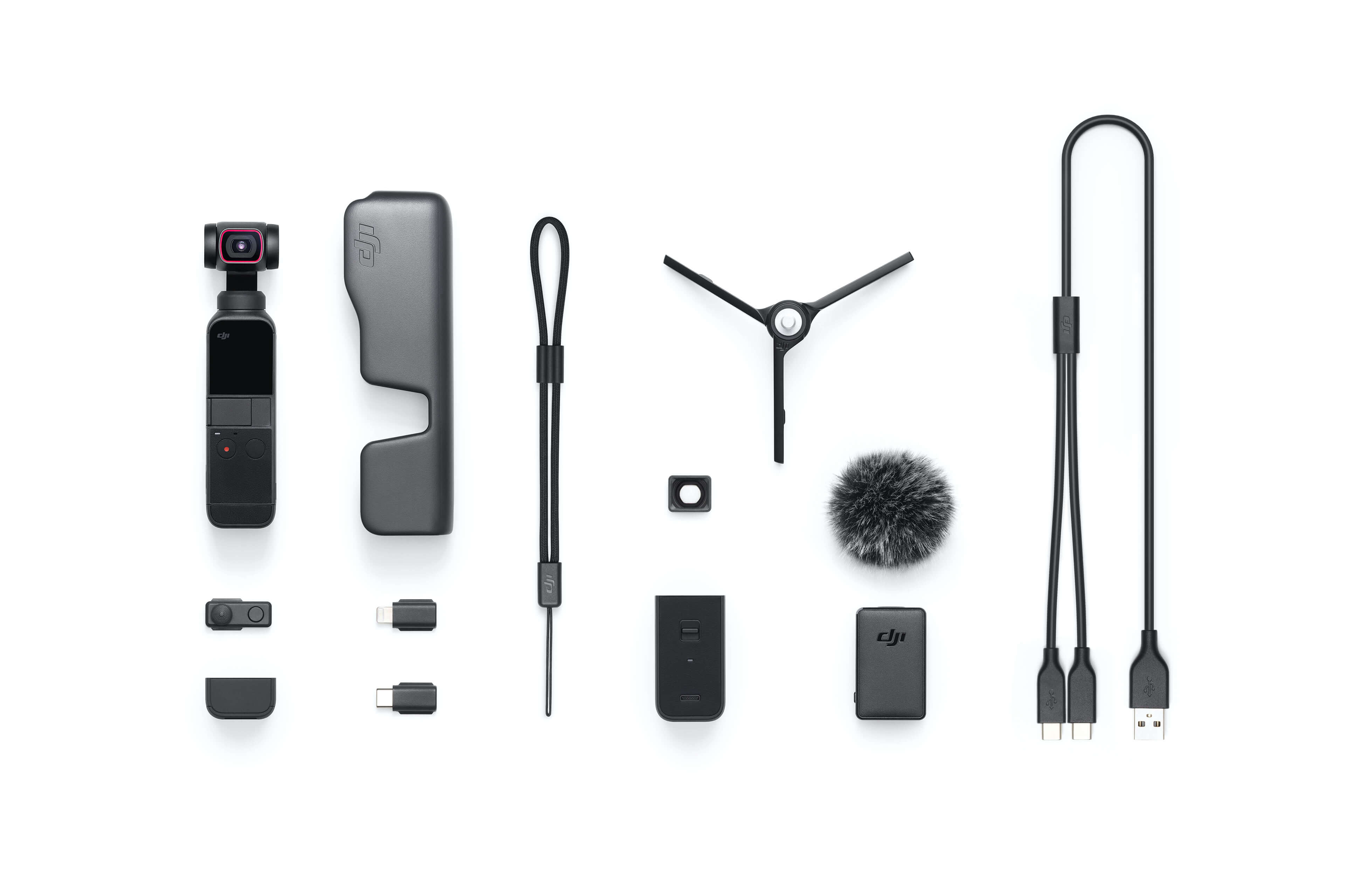 Kit Creator Camera video actiune DJI OSMO Pocket 264MP, 8x Zoom