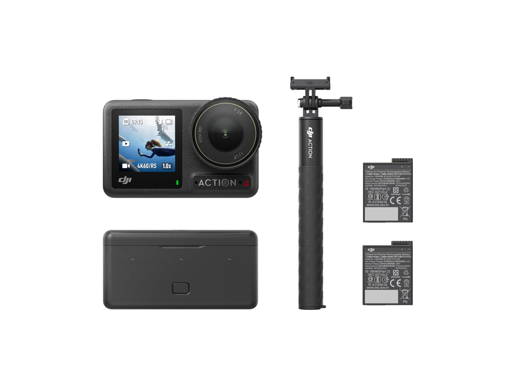 Camera de actiune DJI Osmo Action 4 Adventure Comb4K60, 10MP, 3 Axe, Rocksteady 3.0, 145g