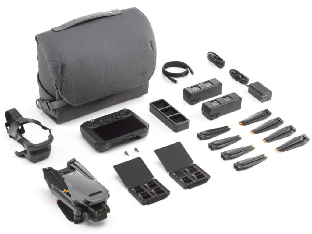 Kit Drona DJI Mavic 3 Cine Premium Combo, 5.1K50Gimbal 3axe, 15km raza transm., auton. 46min, 899g