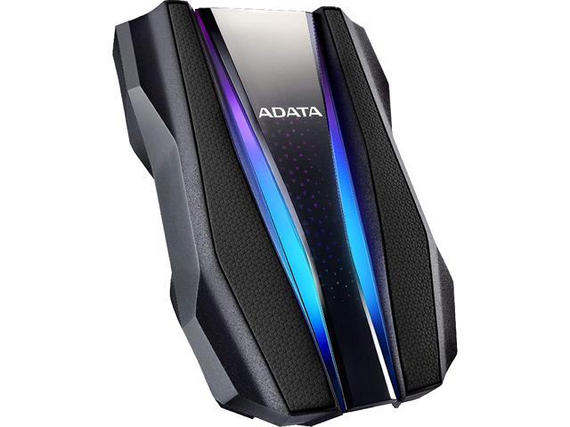 HDD portabil ADATA HD770G 2TB RGB USB 3.2 NEGRUUSB 3.2 Gen 1, Negru