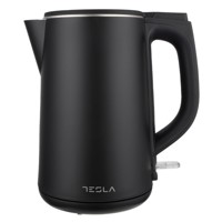 Fierbator Tesla KT301BX, 1,5L, 2200W, oprire automata,baza de plastic, Plastic, Negru