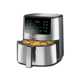 Friteuza cu aer cald Tesla AF501BX, 5L, 0-60 minTouch screen, 1300W, Negru-Inox