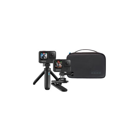 Kit pentru calatorie GoProMini trepied, clip magnetic, geanta transport (No camera included)