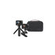 Kit pentru calatorie GoProMini trepied, clip magnetic, geanta transport