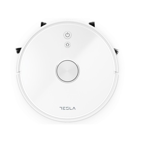 Aspirator robot Tesla VCR600W, Navigatie Laser, 0.6 L, Wi-fi, Filtru HEPA, alb