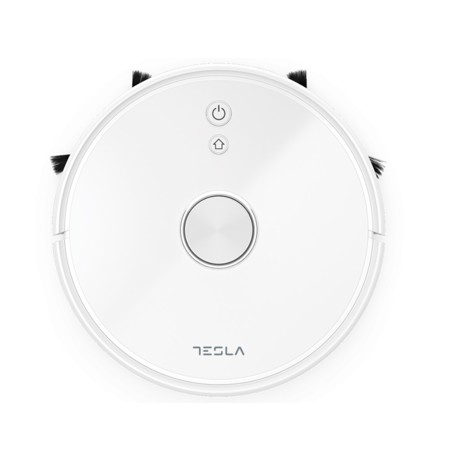 Aspirator robot Tesla VCR600W, Navigatie Laser, 0.6 L, Wi-fi, Filtru HEPA, alb